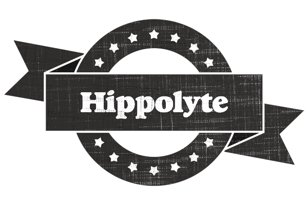 Hippolyte grunge logo