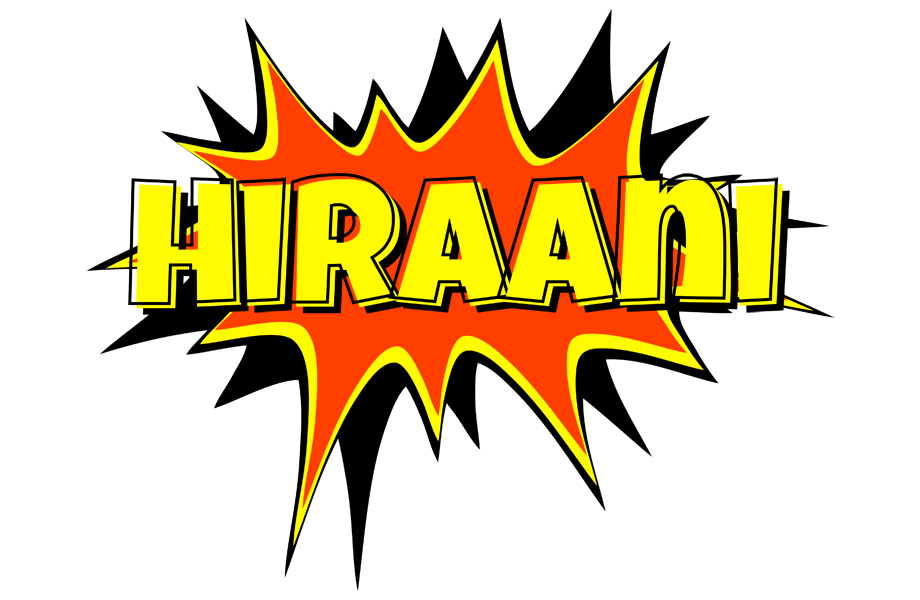Hiraani bazinga logo