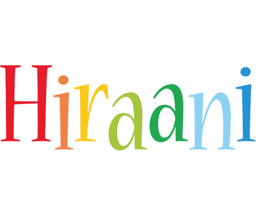 Hiraani birthday logo