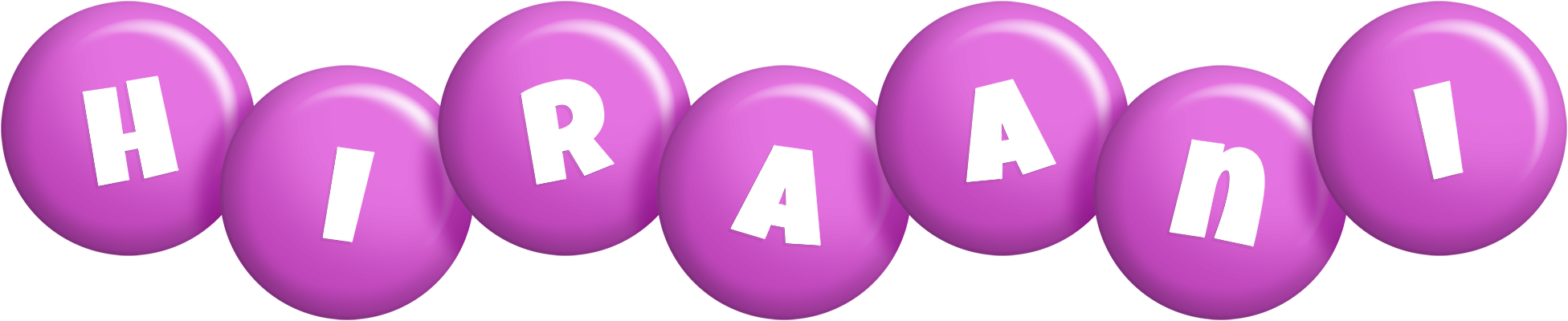 Hiraani candy-purple logo