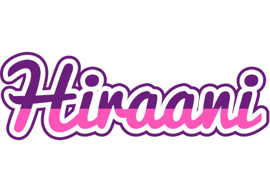 Hiraani cheerful logo