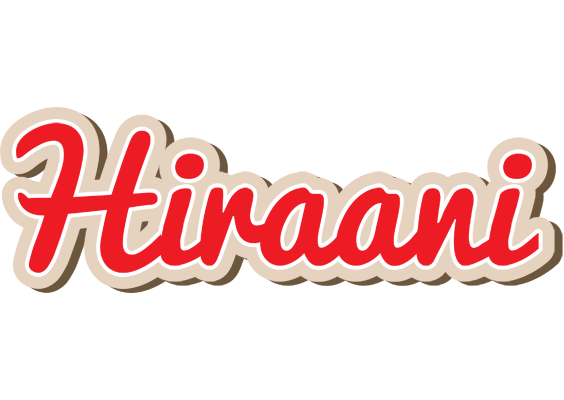 Hiraani chocolate logo