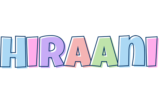 Hiraani pastel logo