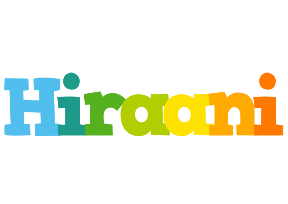 Hiraani rainbows logo