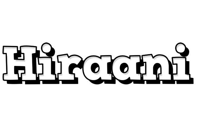 Hiraani snowing logo