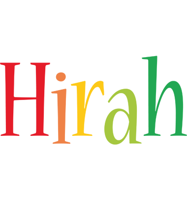 Hirah birthday logo