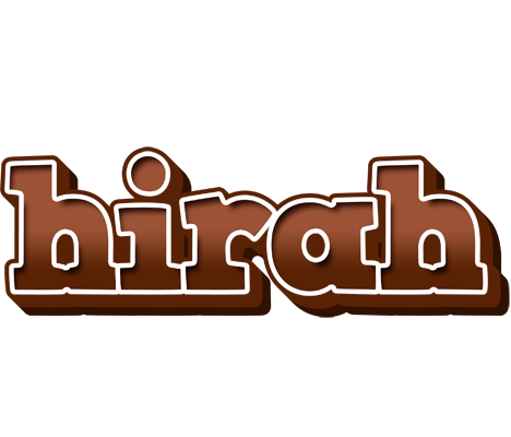 Hirah brownie logo