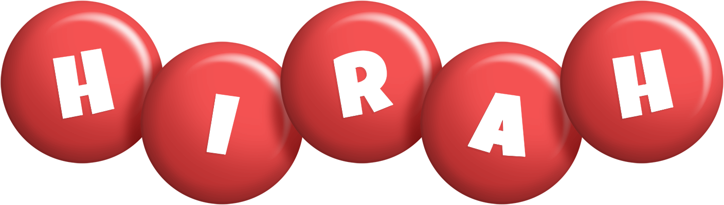 Hirah candy-red logo
