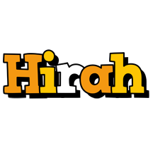 Hirah cartoon logo