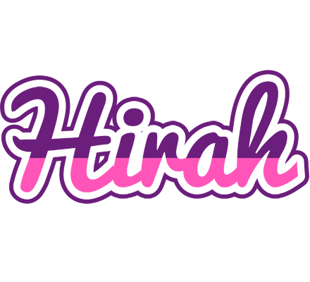 Hirah cheerful logo