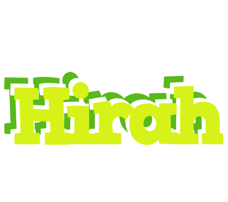 Hirah citrus logo