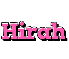 Hirah girlish logo