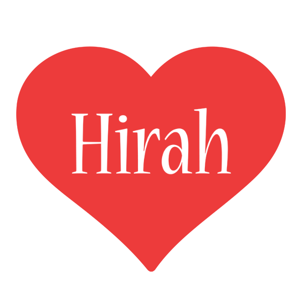 Hirah love logo