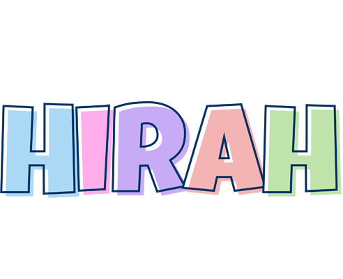 Hirah pastel logo