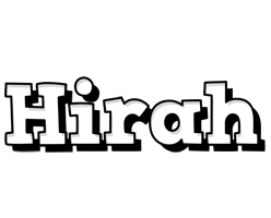 Hirah snowing logo