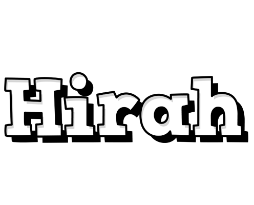 Hirah snowing logo