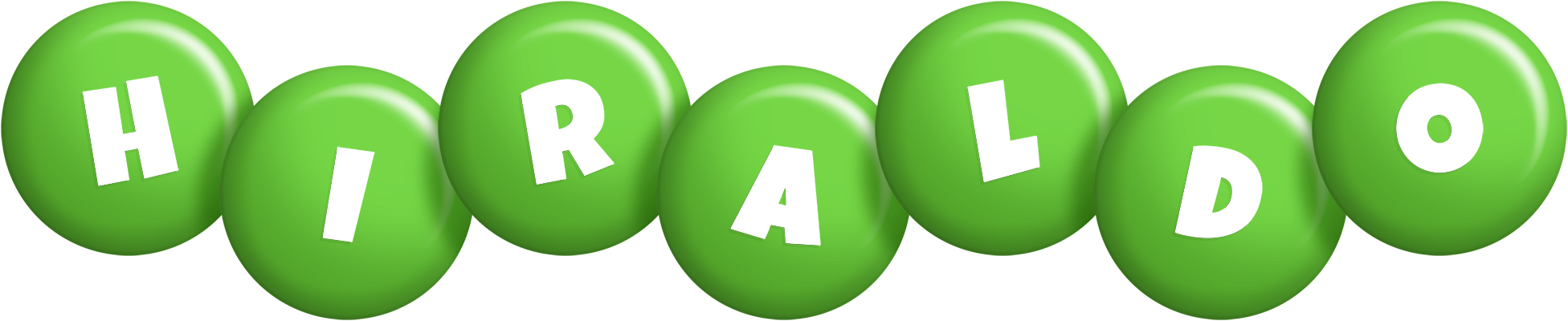 Hiraldo candy-green logo