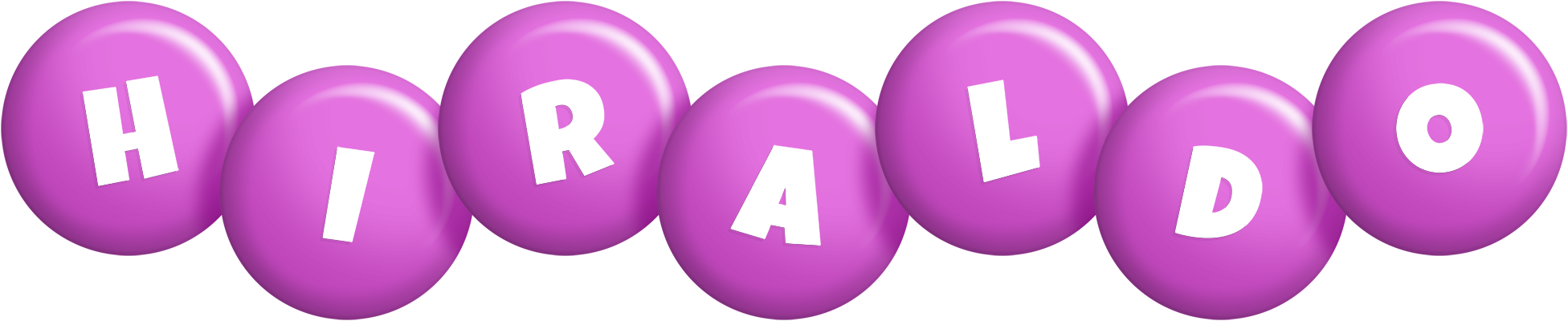 Hiraldo candy-purple logo