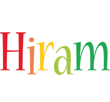 Hiram birthday logo