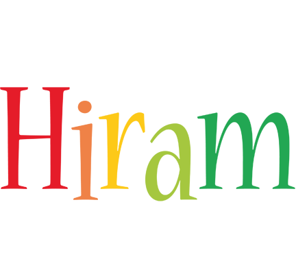 Hiram birthday logo