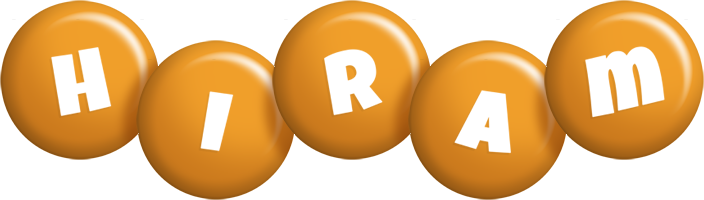 Hiram candy-orange logo
