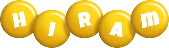 Hiram candy-yellow logo