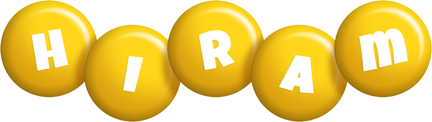 Hiram candy-yellow logo