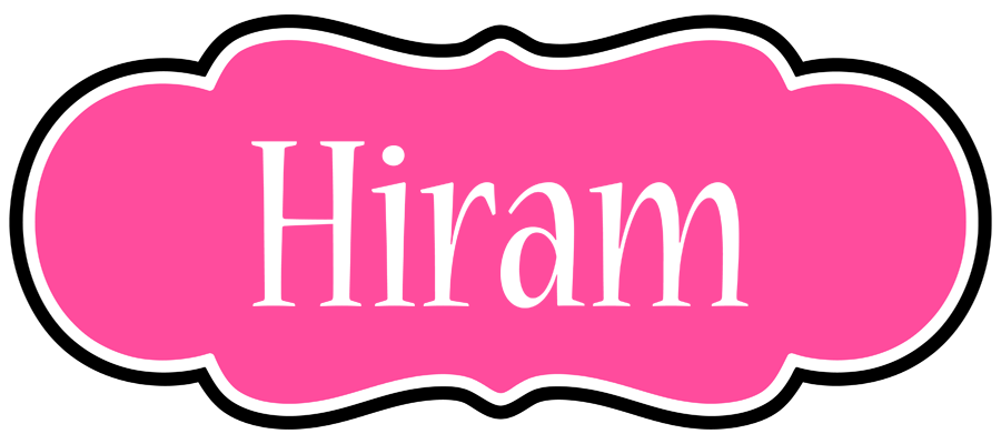 Hiram invitation logo