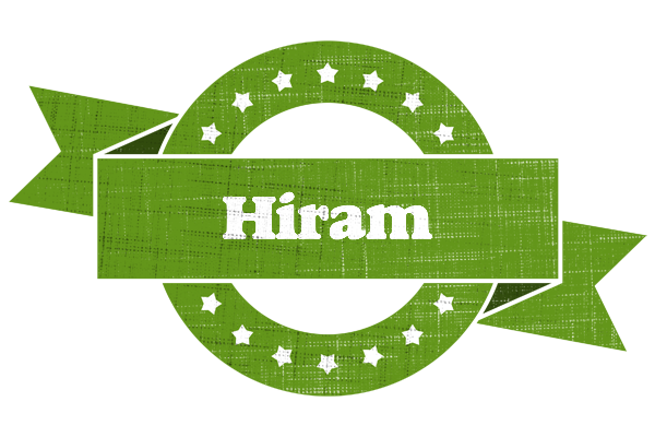 Hiram natural logo