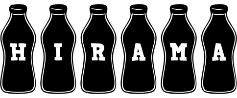 Hirama bottle logo