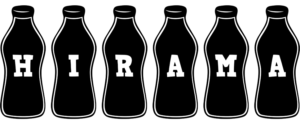 Hirama bottle logo