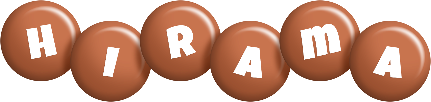 Hirama candy-brown logo