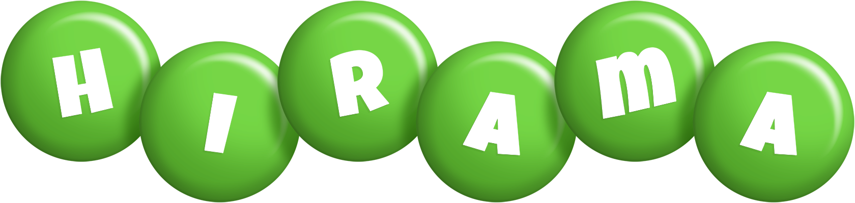 Hirama candy-green logo