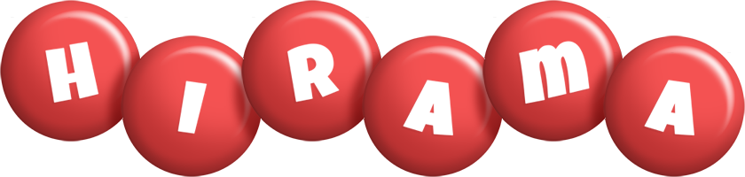 Hirama candy-red logo