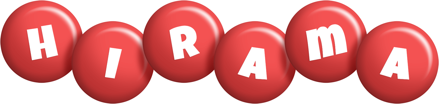 Hirama candy-red logo