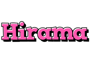 Hirama girlish logo