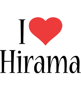 Hirama i-love logo
