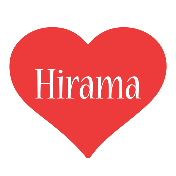 Hirama love logo