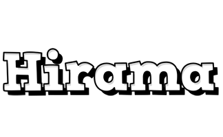 Hirama snowing logo