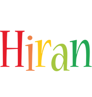 Hiran birthday logo