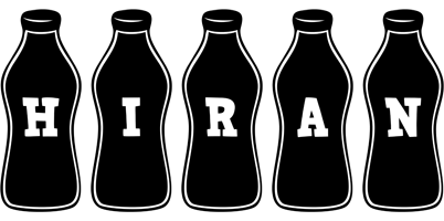 Hiran bottle logo