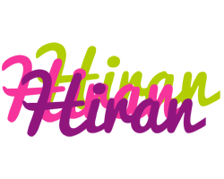 Hiran flowers logo
