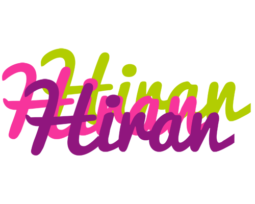 Hiran flowers logo