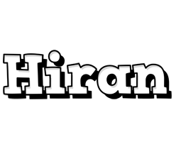 Hiran snowing logo
