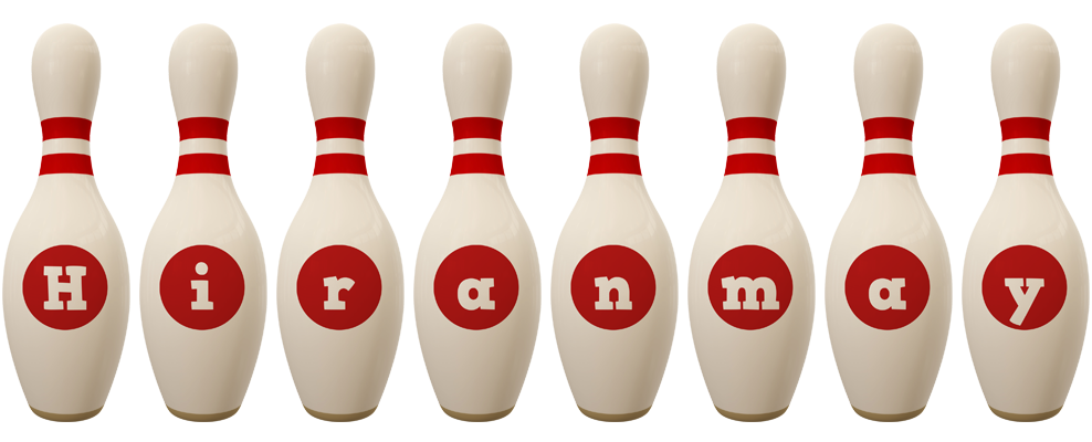 Hiranmay bowling-pin logo