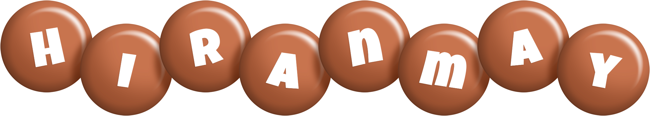 Hiranmay candy-brown logo