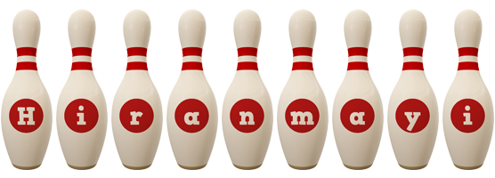 Hiranmayi bowling-pin logo