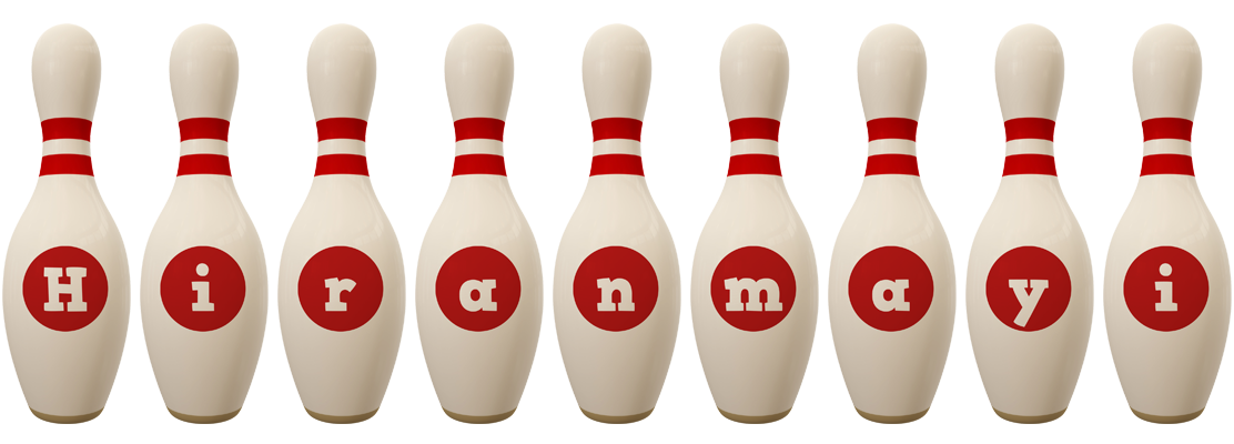 Hiranmayi bowling-pin logo