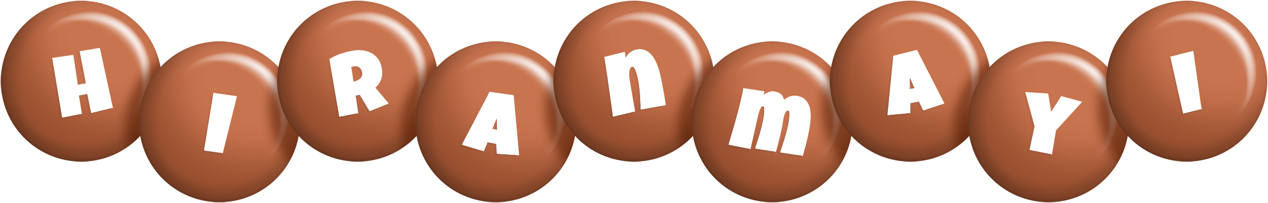 Hiranmayi candy-brown logo