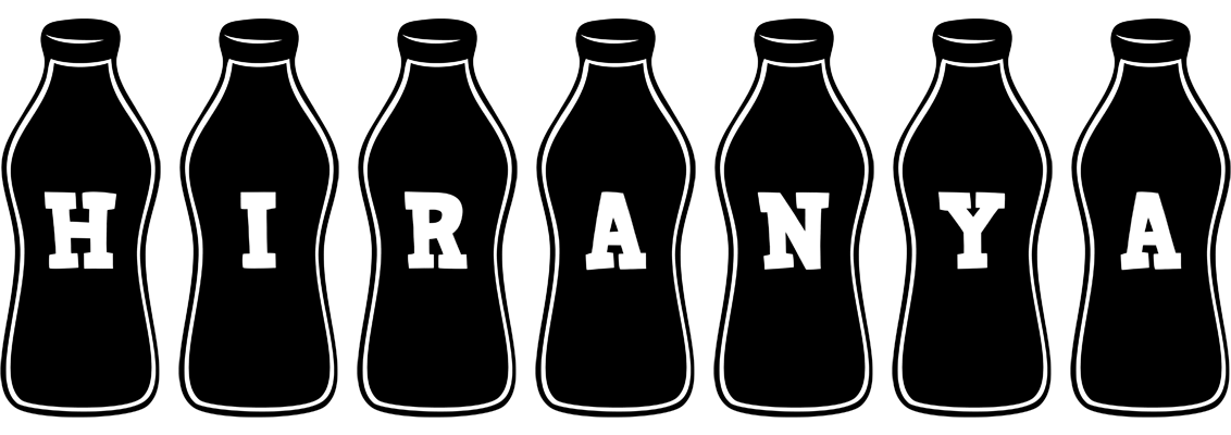 Hiranya bottle logo